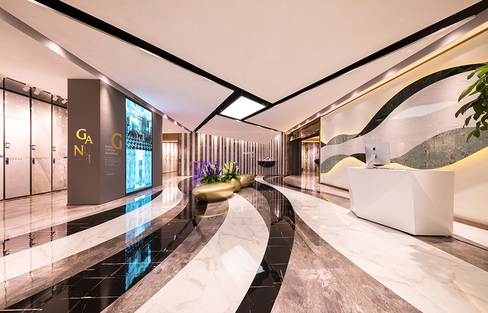 簡一大理石瓷磚室內空間攝影